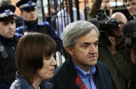 Spurned ex-wife wanted to 'out' Chris Huhne in the Daily Telegraph after he left her for bisexual lover, court told
